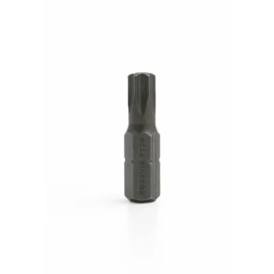 Бита TORX с отверстием ROSSVIK 6325TT30, T30H, 25 мм, 1/4", сплав S2 (20шт в коробке)