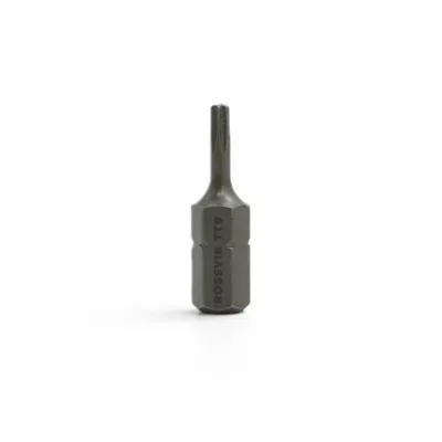 Бита TORX с отверстием ROSSVIK 6325TT9, T9H, 25 мм, 1/4", сплав S2 (20шт в коробке)