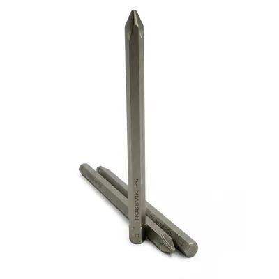 Бита крестовая ROSSVIK 80120PH2, PH2, 120 мм, 5/16", сплав S2 (10шт в коробке)