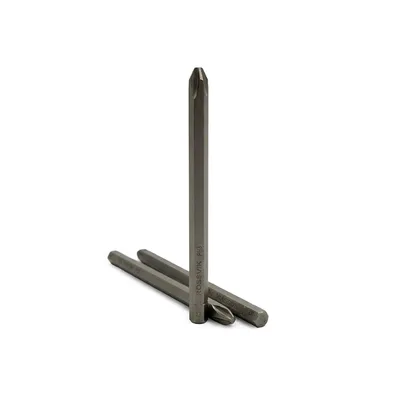 Бита крестовая ROSSVIK 80120PH3, PH3, 120 мм, 5/16", сплав S2 (10шт в коробке)