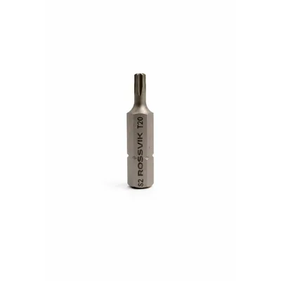 Бита TORX ROSSVIK 8036T20, T20, 36 мм, 5/16", сплав S2 (20шт в коробке)