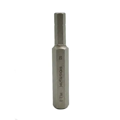 Бита HEX ROSSVIK 8080H120, H12.0, 80 мм, 5/16", сплав S2 (5шт в коробке)