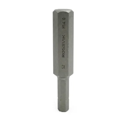 Бита HEX ROSSVIK 8080H140, H14.0, 80 мм, 5/16", сплав S2 (5шт в коробке)