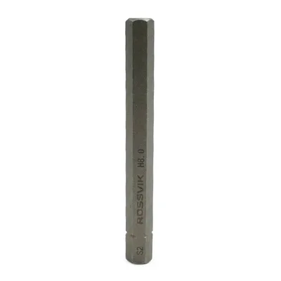 Бита HEX ROSSVIK 8080H80, H8.0, 80 мм, 5/16", сплав S2 (10шт в коробке)