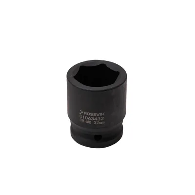 SI063432 Головка торцевая ударная 6-гранная ROSSVIK 3/4", 32мм