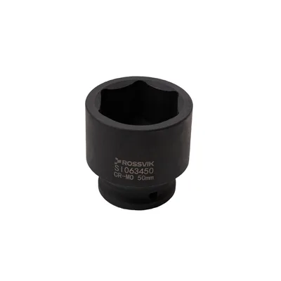 SI063450 Головка торцевая ударная 6-гранная ROSSVIK 3/4", 50мм