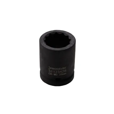 SI123428 Головка торцевая ударная 12-гранная ROSSVIK 3/4", 28мм