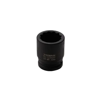 SI123432 Головка торцевая ударная 12-гранная ROSSVIK 3/4", 32мм