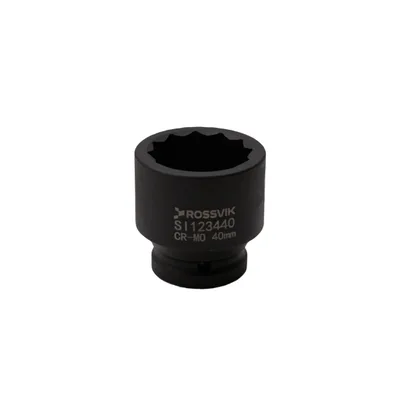 SI123440 Головка торцевая ударная 12-гранная ROSSVIK 3/4", 40мм