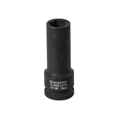 SID061216 Головка торцевая ударная, глубокая ROSSVIK, 1/2", 16мм