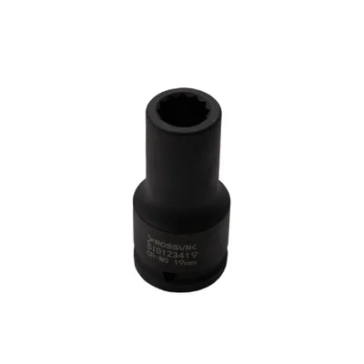 SID123419 Головка торцевая ударная глубокая 12-гранная ROSSVIK 3/4", 19мм