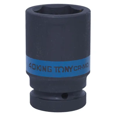 Головка торцевая ударная глубокая шестигранная 1", 40 мм KING TONY 843540M