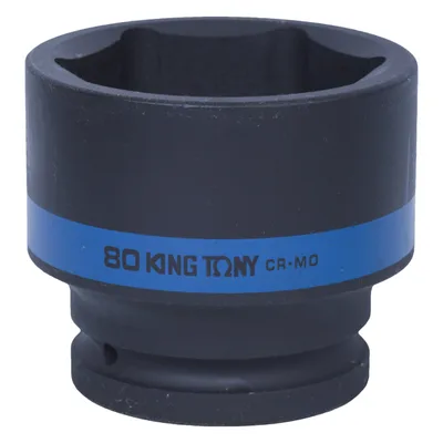 Головка торцевая ударная шестигранная 1", 80 мм KING TONY 853580M