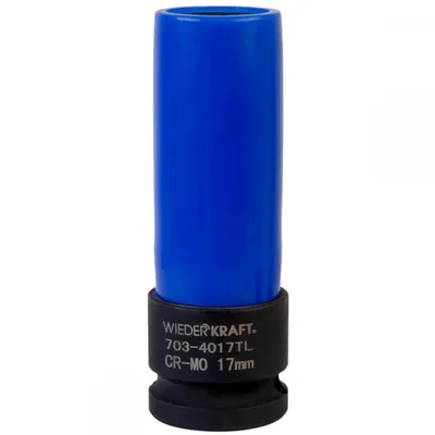 WDK-703-4017L Головка торцевая ударная тонкостенная 1/2", 6 граней, 17 мм