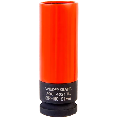 WDK-703-4021L Головка торцевая ударная тонкостенная 1/2", 6 граней, 21 мм