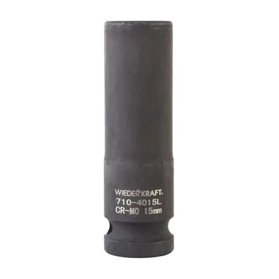 WDK-710-4015L Головка торцевая ударная глубокая 1/2", 6 граней, 15 мм