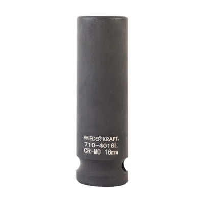 WDK-710-4016L Головка торцевая ударная глубокая 1/2", 6 граней, 16 мм