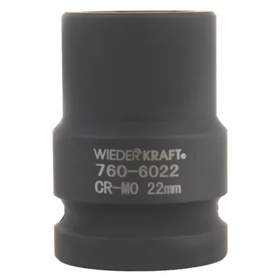WDK-760-6022 Головка ударная 3/4", 6 граней, 22 мм