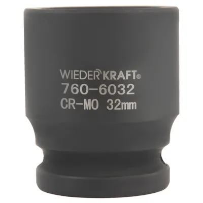 WDK-760-6032 Головка ударная 3/4", 6 граней, 32 мм