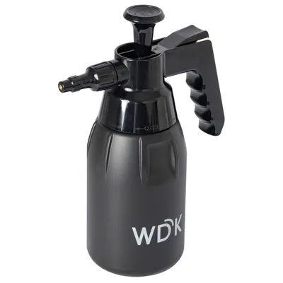 WDK-918 Распылитель насосного действия для обезжиривателей, 1 л, черный